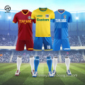 2022 Customized Original Jerseys Soccer Shirts Sports Uniforms Set Sublimation 100% Polyester Quick Dry Bulk Soccer Wear for Men